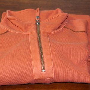 Tommy Bahama Flat Back Ribs Half Zip Autumn Light